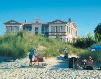 Sanierte Villa im Stil der Bäderarchitektur 